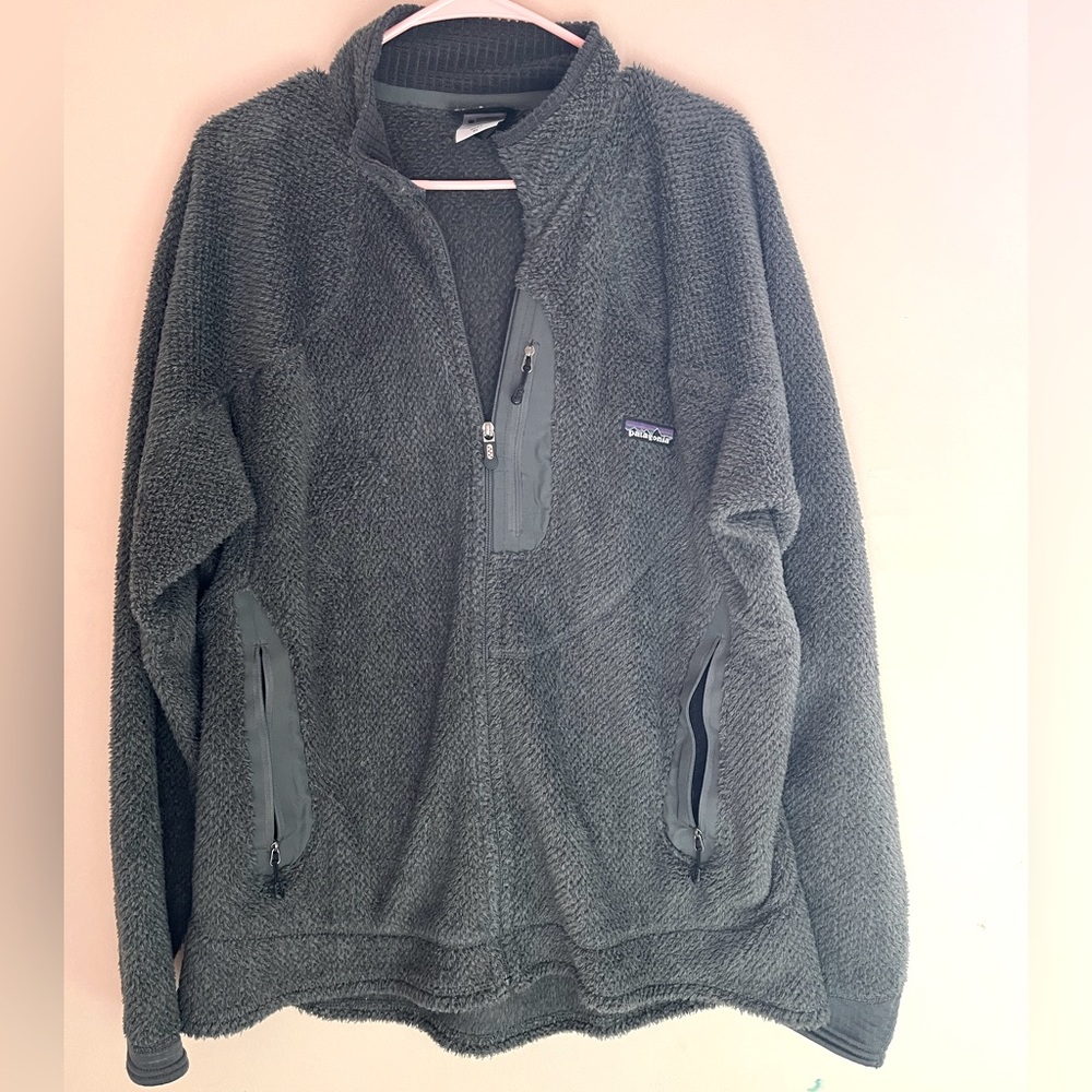 Dark gray Patagonia full zip jacket